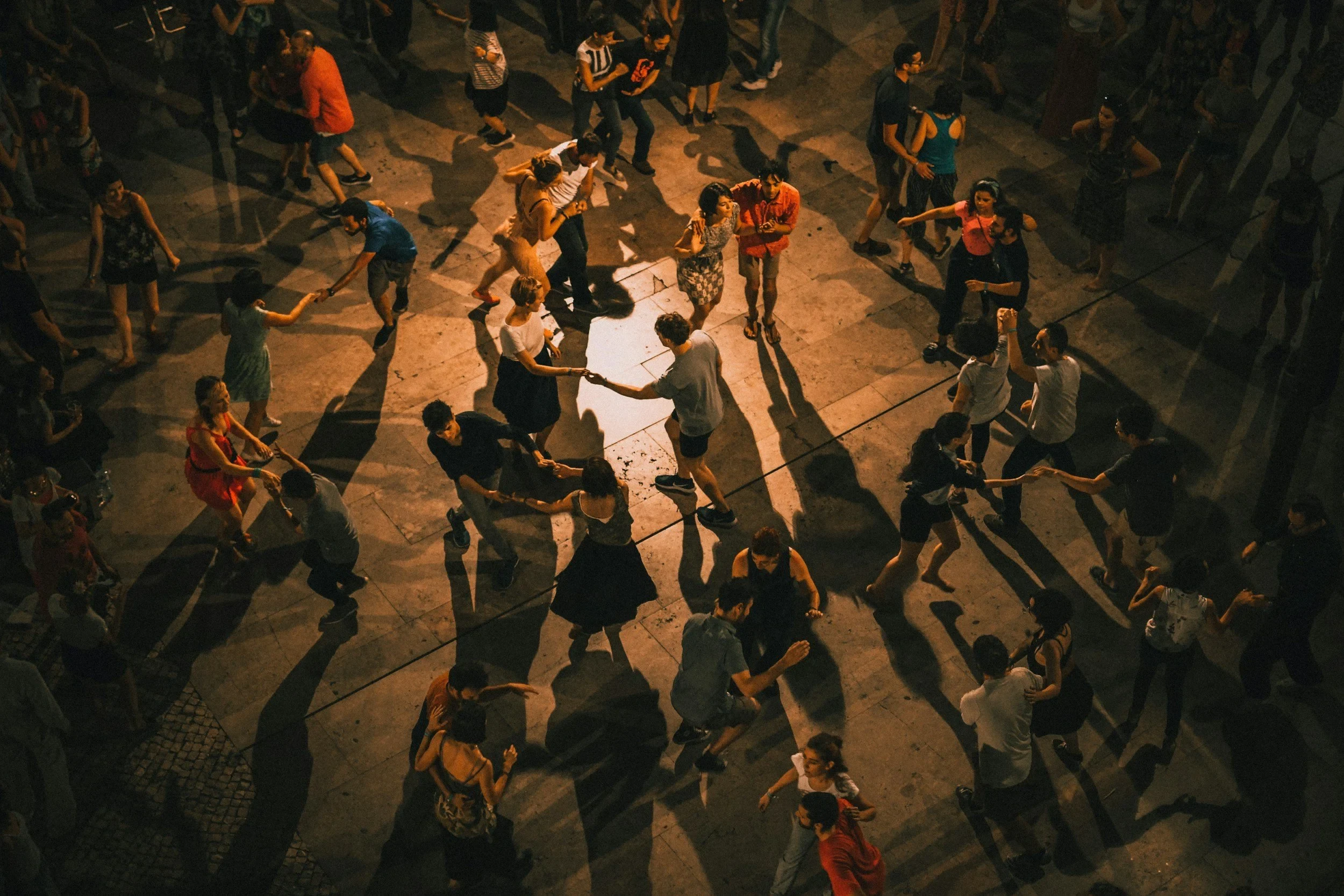Crowd dancing to Órale 805 in Ventura County
